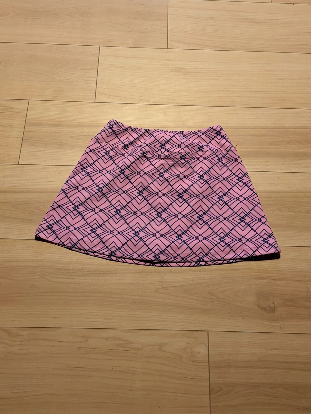 Brexrae Power Collection Pink Geometric Athletic golf Skirt / Skort M NWT